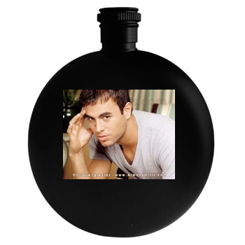 Enrique Iglesias Round Flask