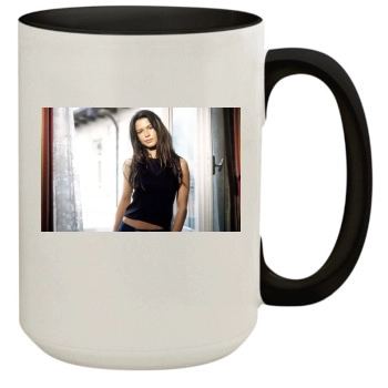 Evangeline Lilly 15oz Colored Inner & Handle Mug