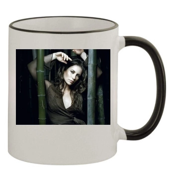 Evangeline Lilly 11oz Colored Rim & Handle Mug