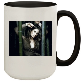 Evangeline Lilly 15oz Colored Inner & Handle Mug