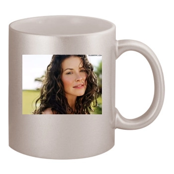 Evangeline Lilly 11oz Metallic Silver Mug