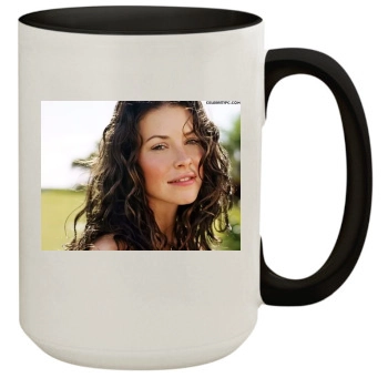 Evangeline Lilly 15oz Colored Inner & Handle Mug