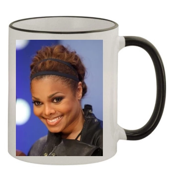 Janet Jackson 11oz Colored Rim & Handle Mug