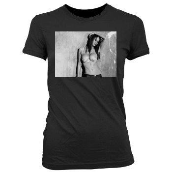 Jenna Jameson Women's Junior Cut Crewneck T-Shirt