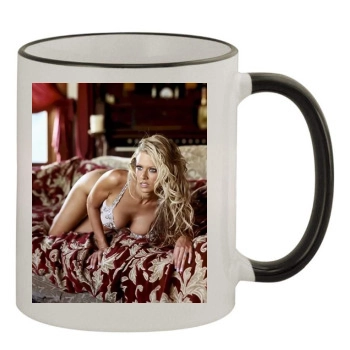 Jenna Jameson 11oz Colored Rim & Handle Mug