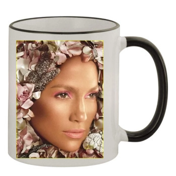 Jennifer Lopez 11oz Colored Rim & Handle Mug