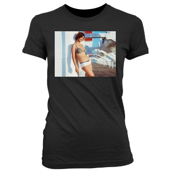 Catherine Bell Women's Junior Cut Crewneck T-Shirt