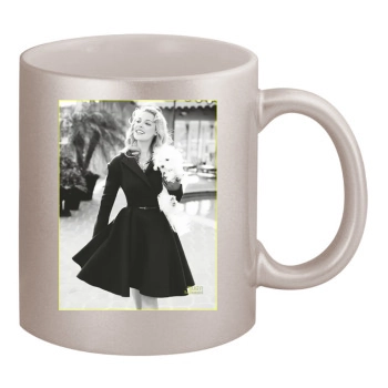 Katherine Heigl 11oz Metallic Silver Mug