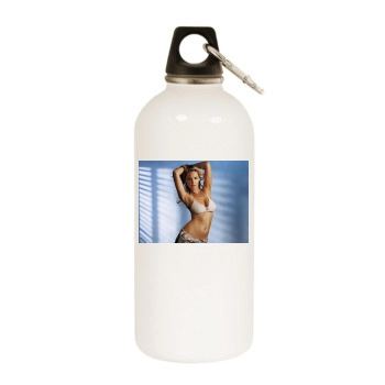 Katherine Heigl White Water Bottle With Carabiner