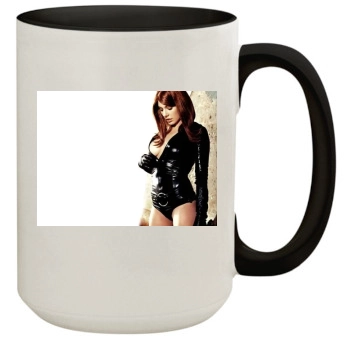 Krista Allen 15oz Colored Inner & Handle Mug