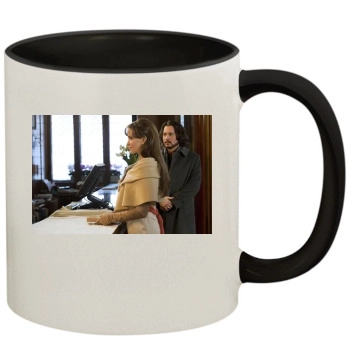 Angelina Jolie 11oz Colored Inner & Handle Mug