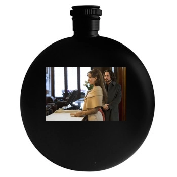 Angelina Jolie Round Flask