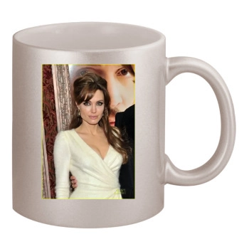 Angelina Jolie 11oz Metallic Silver Mug