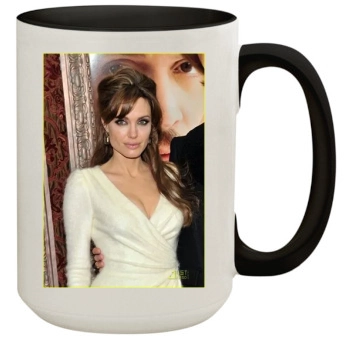 Angelina Jolie 15oz Colored Inner & Handle Mug