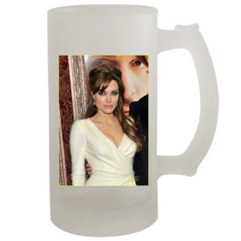 Angelina Jolie 16oz Frosted Beer Stein