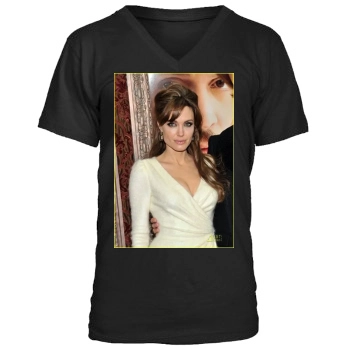 Angelina Jolie Men's V-Neck T-Shirt