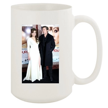 Angelina Jolie 15oz White Mug