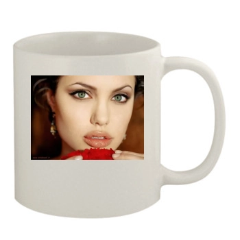 Angelina Jolie 11oz White Mug