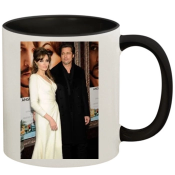 Angelina Jolie 11oz Colored Inner & Handle Mug