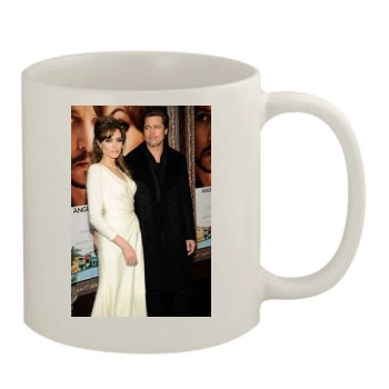 Angelina Jolie 11oz White Mug