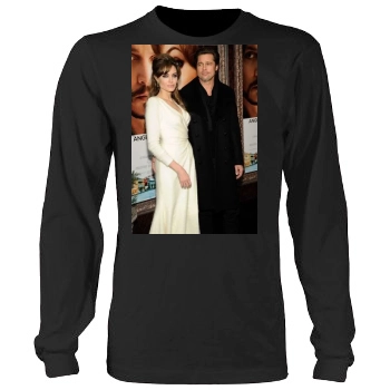 Angelina Jolie Men's Heavy Long Sleeve TShirt