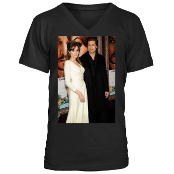 Angelina Jolie Men's V-Neck T-Shirt