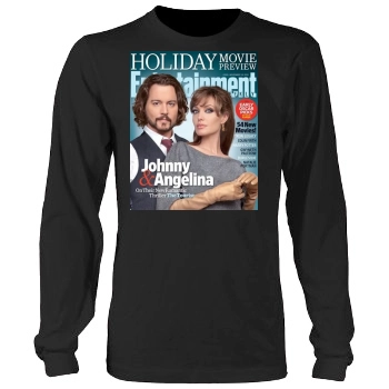 Angelina Jolie Men's Heavy Long Sleeve TShirt