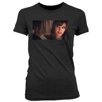 Angelina Jolie Women's Junior Cut Crewneck T-Shirt