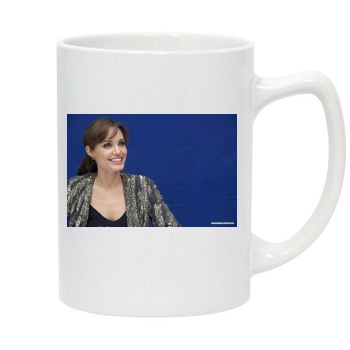 Angelina Jolie 14oz White Statesman Mug