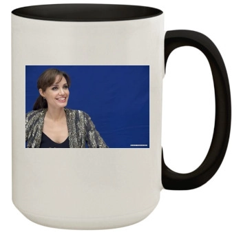 Angelina Jolie 15oz Colored Inner & Handle Mug