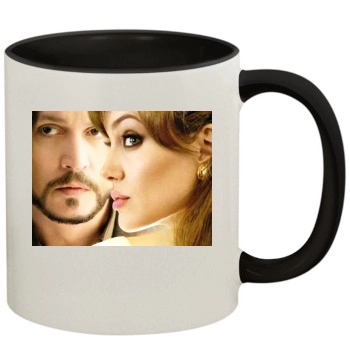 Angelina Jolie 11oz Colored Inner & Handle Mug