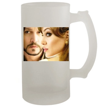 Angelina Jolie 16oz Frosted Beer Stein