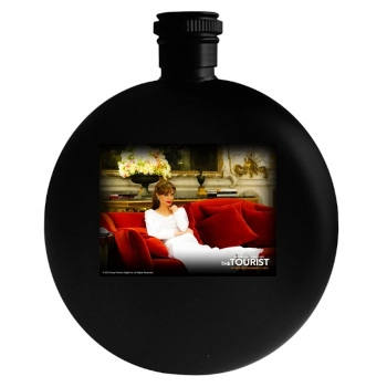 Angelina Jolie Round Flask