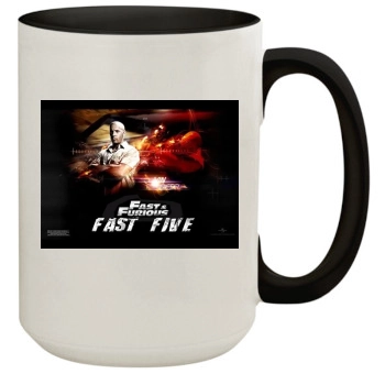 Fast Five 15oz Colored Inner & Handle Mug