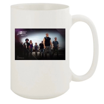 Fast Five 15oz White Mug