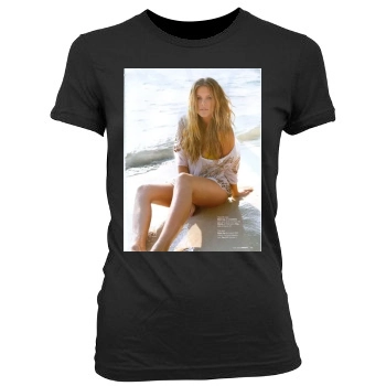 Brooklyn Decker Women's Junior Cut Crewneck T-Shirt