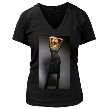 Brooklyn Decker Women's Deep V-Neck TShirt