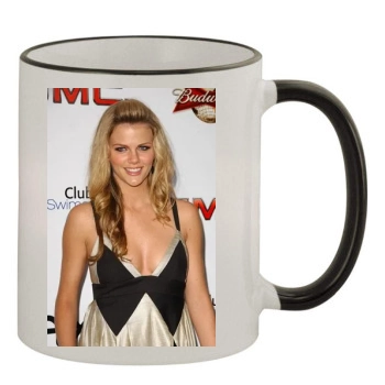 Brooklyn Decker 11oz Colored Rim & Handle Mug