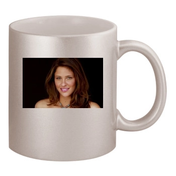 Jill Wagner 11oz Metallic Silver Mug