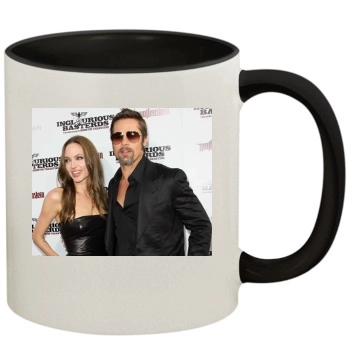 Brad Pitt 11oz Colored Inner & Handle Mug