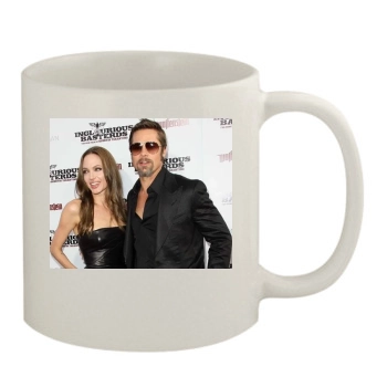 Brad Pitt 11oz White Mug