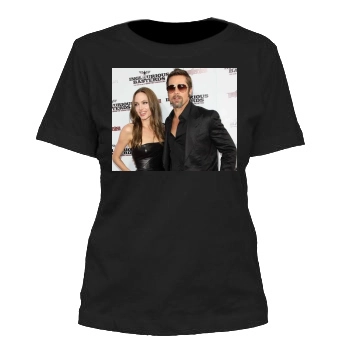 Brad Pitt Women's Cut T-Shirt