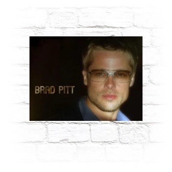 Brad Pitt Metal Wall Art