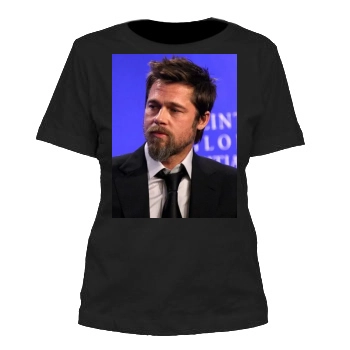 Brad Pitt Women's Cut T-Shirt