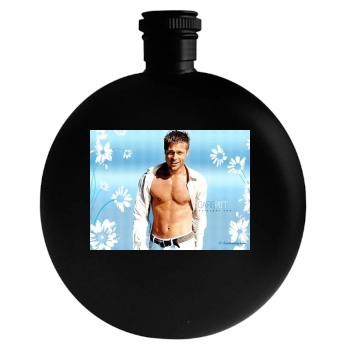 Brad Pitt Round Flask