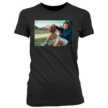 Bradley Cooper Women's Junior Cut Crewneck T-Shirt