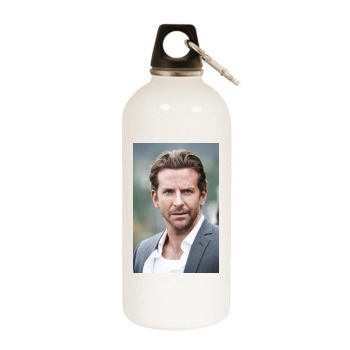 Bradley Cooper White Water Bottle With Carabiner