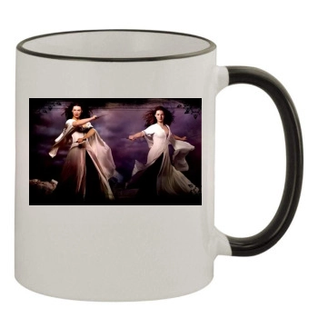 Bridget Regan 11oz Colored Rim & Handle Mug