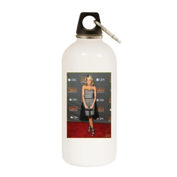 Carrie Underwood White Water Bottle With Carabiner