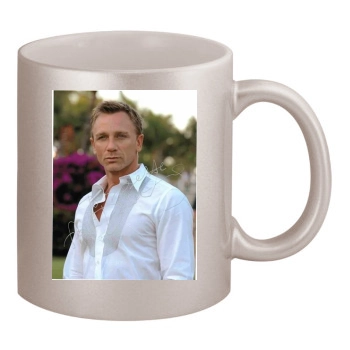 Daniel Craig 11oz Metallic Silver Mug